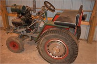 Homemade garden tractor,