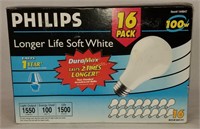 15 New 100 Watt Philips Light Bulbs