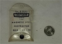 Craftsman Magnetic Level Protractor No. 9 3992