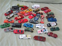 About 37 Matchbox Style Cars