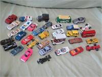 About 35 Matchbox Style Cars