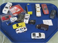 About 15 Hotwheels/Matchbox Style Cars
