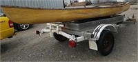Canoe with trailer