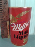 Cardboard Miller advertisement