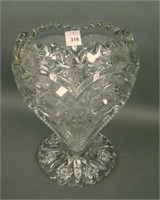 Imperial Crystal Zipper Heart Giant Ftd. Rosebowl