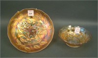 Two Piece Millersburg Carnival Glass Lot