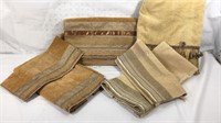 Two sets of Gold colored towels
