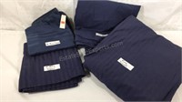 King Navy blue Duvet cover, Pillow cases & more
