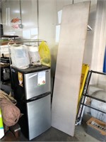 Small Refrigerator and 8' Heavy Shelf