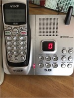 V Tech Phone System 3 Handsets with answering mach