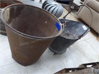Coal bucket & metal pail