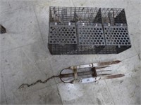 Mole trap & bird trap