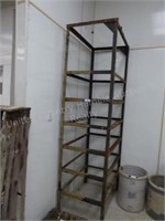 Metal shelves 24"x37"W x 90"h