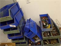 Lot w/ plastic bins & contents