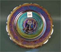 1973 Amethyst Holmes County Souvenir Plate