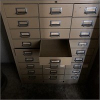 Index Filing Cabinet