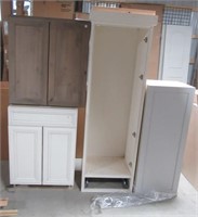 (4) Kitchen cabinets in variety of sizes. Note:
