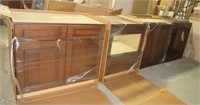 (4) Matching kitchen cabinets including (2) Bases