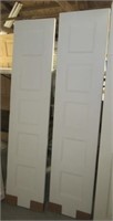 (2) Heavy five panel matching doors. Measures 80"