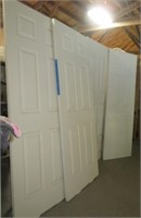 (4) Six panel interior doors. Measure 80" x 28" -