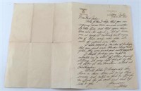 ADOLF HITLER STATIONARY W LETTER FROM US SOLDIER