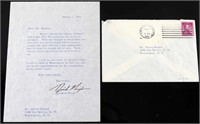 RICHARD NIXON SIGNED LETTER TO PERSONAL DENTIST