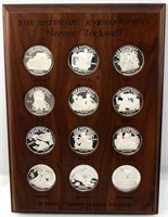 NORMAN ROCKWELL SILVER COMMEMORATIVE PROOF SET