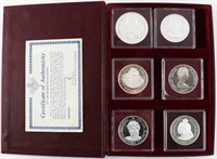 CAYMAN ISLANDS SILVER QUEENS COLLECTION 1977 COINS