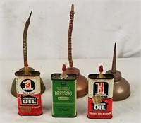 Vintage Oil Cans & Tins Oilers
