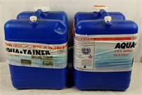 2 Aqua-tainer 7 Gallon Water Jugs