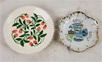 2 Decorative Plates Niagara Falls Souvenir