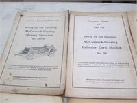 Old Machinery Owners manuals