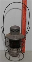 Adlake red lens railroad lantern