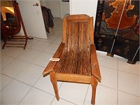 Reclaimed Wood Indonesian lounge chair