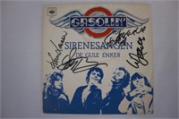 LP single  M/ autografer fra alle 4 Gasser