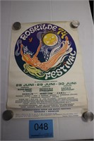 Roskildefestival koncertplakat, 1975