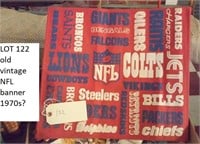 vintage NFL banner 70s?