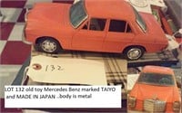 old toy Mercedes Benz marked Taiyo Made in Japan