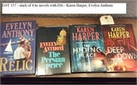 stack of 4 novels hb w/ dj Harper, Anthony