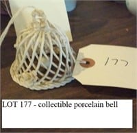 vintage porcelain mesh bell