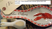 New Orleans 4 seasons spoon dish w crawfish