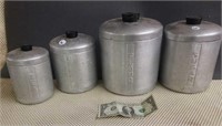Aluminum canister set