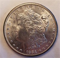 1881-S Silver Dollar