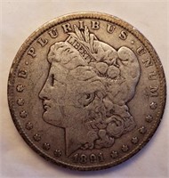 1891 Silver Dollar