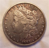1881 Silver Dollar
