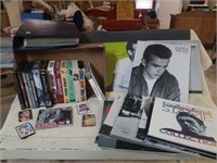 James Dean Scrapebook & VHS Tapes;