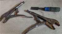 Craftsman chisel & Vice grips (2)