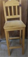 Bar stool to be refinished, 29" to seat