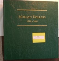 6 Page Morgan Dollar 1871-1891 Book No Coins