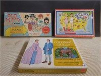 Paper dolls (2) & Old Maid Game